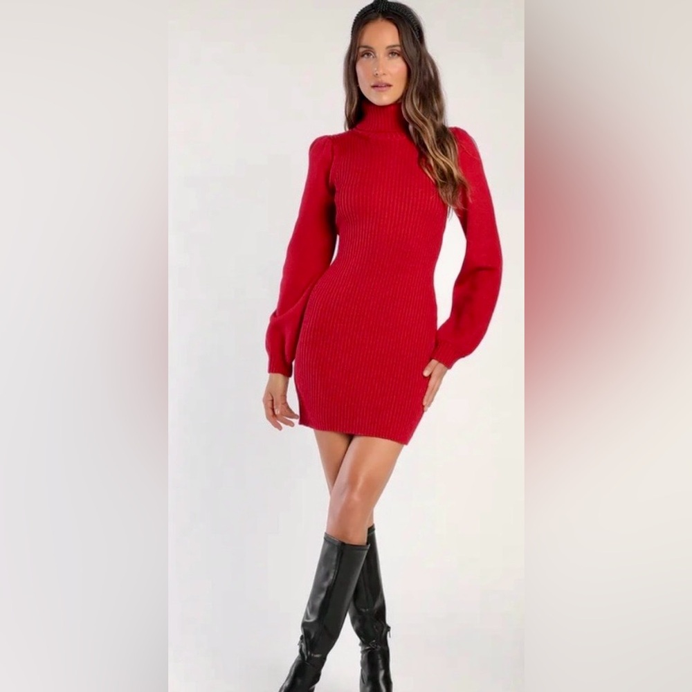 Lulu's Red Mini Dress